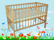 Кроватки детские для новорожденных LETTO от производителя оптом и в розницу.